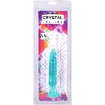 Дилдо Doc Johnson Crystal Jellies - Anal Starter - 5.5 Inches -  Teal - мініатюра 2