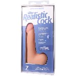 Фалоімітатор Doc Johnson The Realistic Cock ULTRASKYN - 7 Inch with Balls Vanilla - мініатюра 9
