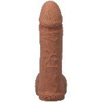Фалоімітатор Doc Johnson The Realistic Cock ULTRASKYN - 6 Inch with Balls Caramel - мініатюра 3