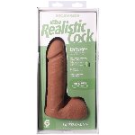 Фалоімітатор Doc Johnson The Realistic Cock ULTRASKYN - 6 Inch with Balls Caramel - мініатюра 10