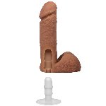 Фалоімітатор Doc Johnson The Realistic Cock ULTRASKYN - 6 Inch with Balls Caramel - мініатюра 6