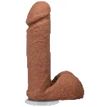 Фалоімітатор Doc Johnson The Realistic Cock ULTRASKYN - 6 Inch with Balls Caramel - мініатюра 1
