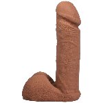 Фалоімітатор Doc Johnson The Realistic Cock ULTRASKYN - 6 Inch with Balls Caramel - мініатюра 2