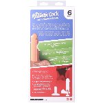Фалоімітатор Doc Johnson The Realistic Cock ULTRASKYN - 6 Inch with Balls Caramel - мініатюра 11
