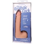 Фалоімітатор Doc Johnson The Realistic Cock ULTRASKYN - 9 Inch with Balls Vanilla - мініатюра 9