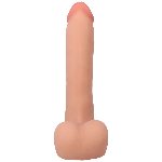 Фалоімітатор Doc Johnson The Realistic Cock ULTRASKYN - 9 Inch with Balls Vanilla - мініатюра 4