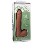 Фалоімітатор Doc Johnson The Realistic Cock ULTRASKYN - 9 Inch with Balls Caramel - мініатюра 8