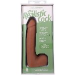 Фалоімітатор Doc Johnson The Realistic Cock ULTRASKYN - 9 Inch with Balls Caramel - мініатюра 10
