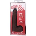 Фалоімітатор Doc Johnson The Realistic Cock ULTRASKYN - 9 Inch with Balls Chocolate - мініатюра 9