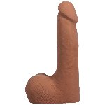 Фалоімітатор Doc Johnson The Realistic Cock ULTRASKYN - 7 Inch with Balls Caramel - мініатюра 2