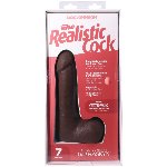Фалоімітатор Doc Johnson The Realistic Cock ULTRASKYN - 7 Inch with Balls Chocolate - мініатюра 10