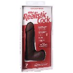 Фалоімітатор Doc Johnson The Realistic Cock ULTRASKYN - 7 Inch with Balls Chocolate - мініатюра 8