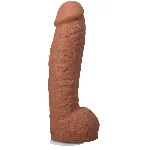 Фалоімітатор Doc Johnson The Realistic Cock ULTRASKYN - 12 Inch Hung with Balls Caramel - мініатюра 1