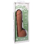 Фалоімітатор Doc Johnson The Realistic Cock ULTRASKYN - 12 Inch Hung with Balls Caramel - мініатюра 8