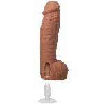 Фалоімітатор Doc Johnson The Realistic Cock ULTRASKYN - 12 Inch Hung with Balls Caramel - мініатюра 6