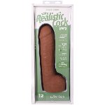 Фалоімітатор Doc Johnson The Realistic Cock ULTRASKYN - 12 Inch Hung with Balls Caramel - мініатюра 9