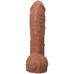 Фалоімітатор Doc Johnson The Realistic Cock ULTRASKYN - 12 Inch Hung with Balls Caramel - мініатюра 4