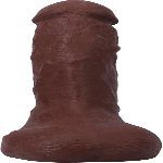 Фалоімітатор, що кінчає Doc Johnson The Realistic Cock ULTRASKYN - Squirting 9,5 Inch Chocolate - мініатюра 4