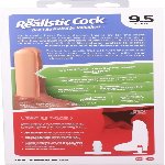 Фалоімітатор, що кінчає Doc Johnson The Realistic Cock ULTRASKYN - Squirting 9,5 Inch Chocolate - мініатюра 9