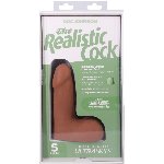 Фалоімітатор Doc Johnson The Realistic Cock ULTRASKYN - 5 Inch with Balls Caramel - мініатюра 10