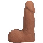 Фалоімітатор Doc Johnson The Realistic Cock ULTRASKYN - 5 Inch with Balls Caramel - мініатюра 2