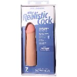 Фалоімітатор Doc Johnson The Realistic Cock ULTRASKYN - 7 Inch Vanilla - мініатюра 9
