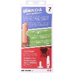 Фалоімітатор Doc Johnson The Realistic Cock ULTRASKYN - 7 Inch Vanilla - мініатюра 11