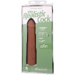Фалоімітатор Doc Johnson The Realistic Cock ULTRASKYN - 9 Inch Caramel - мініатюра 9