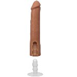 Фалоімітатор Doc Johnson The Realistic Cock ULTRASKYN - 9 Inch Caramel - мініатюра 6