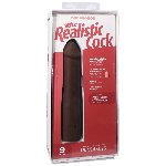 Фалоімітатор Doc Johnson The Realistic Cock ULTRASKYN - 9 Inch Chocolate - мініатюра 8