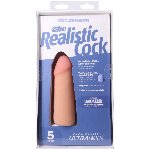 Фалоімітатор Doc Johnson The Realistic Cock ULTRASKYN - 5 Inch Vanilla - мініатюра 10