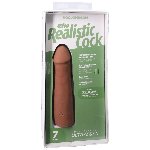 Фалоімітатор Doc Johnson The Realistic Cock ULTRASKYN - 7 Inch Caramel - мініатюра 8