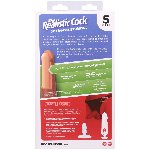 Фалоімітатор Doc Johnson The Realistic Cock ULTRASKYN - 5 Inch Caramel - мініатюра 11