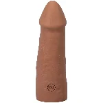 Фалоімітатор Doc Johnson The Realistic Cock ULTRASKYN - 5 Inch Caramel - мініатюра 1