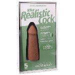 Фалоімітатор Doc Johnson The Realistic Cock ULTRASKYN - 5 Inch Caramel - мініатюра 8