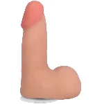 Фалоімітатор Doc Johnson The Realistic Cock ULTRASKYN - 5 Inch with Balls Vanilla - мініатюра 1