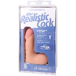 Фалоімітатор Doc Johnson The Realistic Cock ULTRASKYN - 5 Inch with Balls Vanilla - мініатюра 9