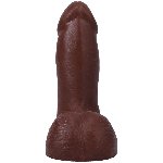 Фалоімітатор Doc Johnson The Realistic Cock ULTRASKYN - 5 Inch with Balls Chocolate - мініатюра 4