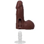 Фалоімітатор Doc Johnson The Realistic Cock ULTRASKYN - 5 Inch with Balls Chocolate - мініатюра 6