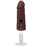 Фалоімітатор Doc Johnson The Realistic Cock ULTRASKYN - 5 Inch Chocolate - мініатюра 6