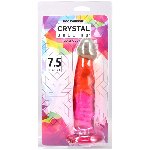 Фалоімітатор Doc Johnson Crystal Jellies - 7.5 Inch Classic Dong - Rainbow - мініатюра 5