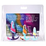 Набір анальних пробок Doc Johnson Mood Naughty 1 Kaleidoscope Trainer Set - мініатюра 6