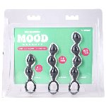 Набір анальних іграшок Doc Johnson Mood Naughty Contour Beads Trainer Set - мініатюра 5