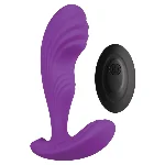 Вібромасажер простати S Pleasures Premium Cozy, Purple, з рельєфною головкою, 10 режимів - мініатюра 1