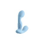 Вібромасажер простати S Pleasures Premium FUZZY, бірюзовий, з рельєфом, 10 режимів вібрації - мініатюра 3