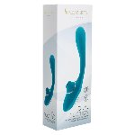Вібратор S Pleasures Dual Suction - Turquoise - мініатюра 5