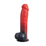 Фалоімітатор SilexD Fantasy Liquid Silicone Devil 8in Red - мініатюра 1