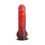 Фалоімітатор SilexD Fantasy Liquid Silicone Devil 8in Red - мініатюра 5