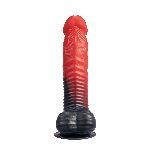 Фалоімітатор SilexD Fantasy Liquid Silicone Devil 8in Red - мініатюра 4