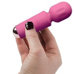Вібромасажер Rocks Off Mini Wand Peony Pink, 16 режимів - мініатюра 2